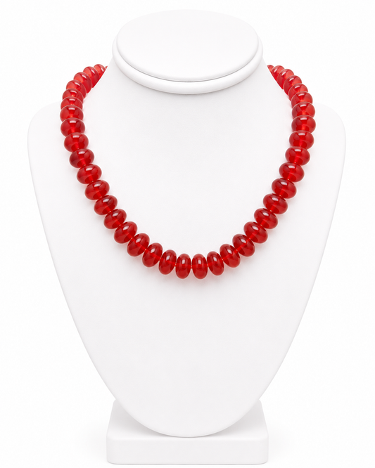 Rowan Resin Beaded Necklace