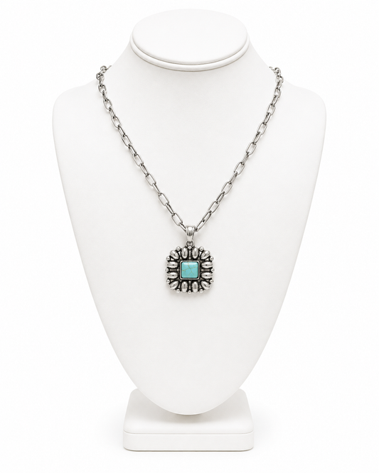 Turquoise Pendant Necklace
