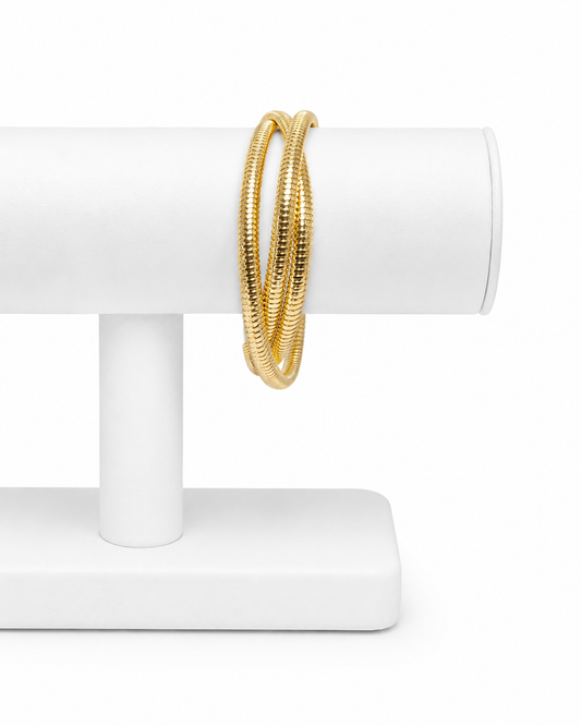 The Layered Coil Bracelet