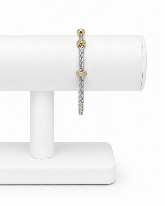 Mixed Metal Luxe Cable Cuff