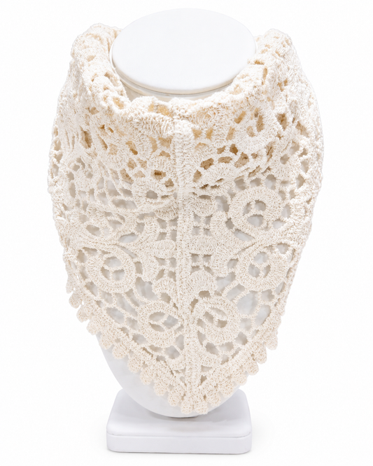 Crochet Embroidered Bandana