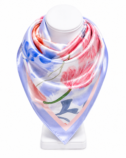 Floral Painting Print Bandana Scarf