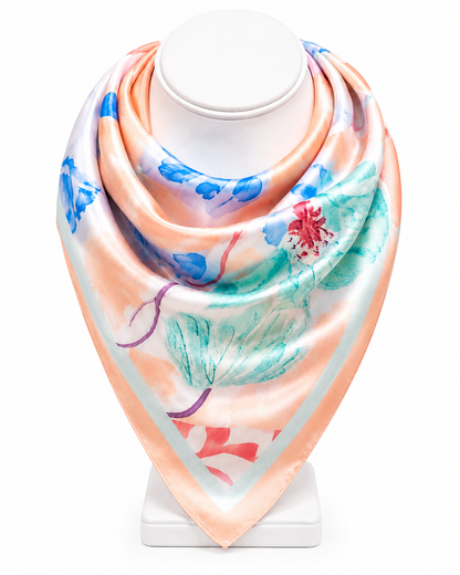Floral Painting Print Bandana Scarf