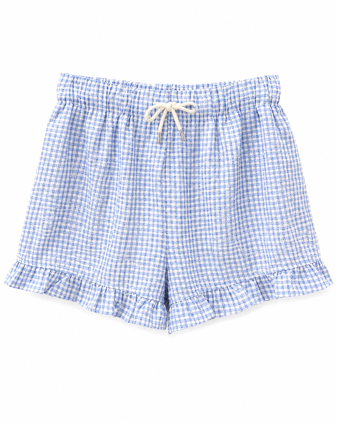 Gingham Days Ruffle Shorts