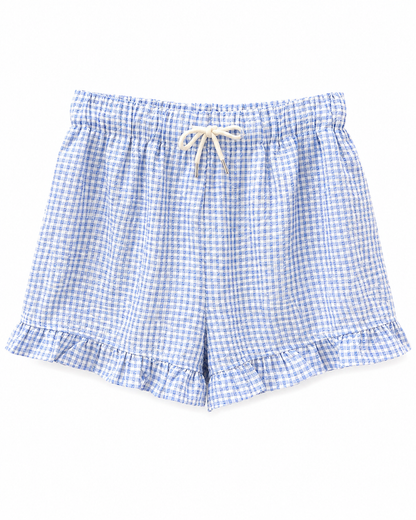 Gingham Days Ruffle Shorts