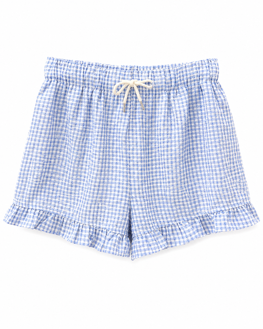 Gingham Days Ruffle Shorts