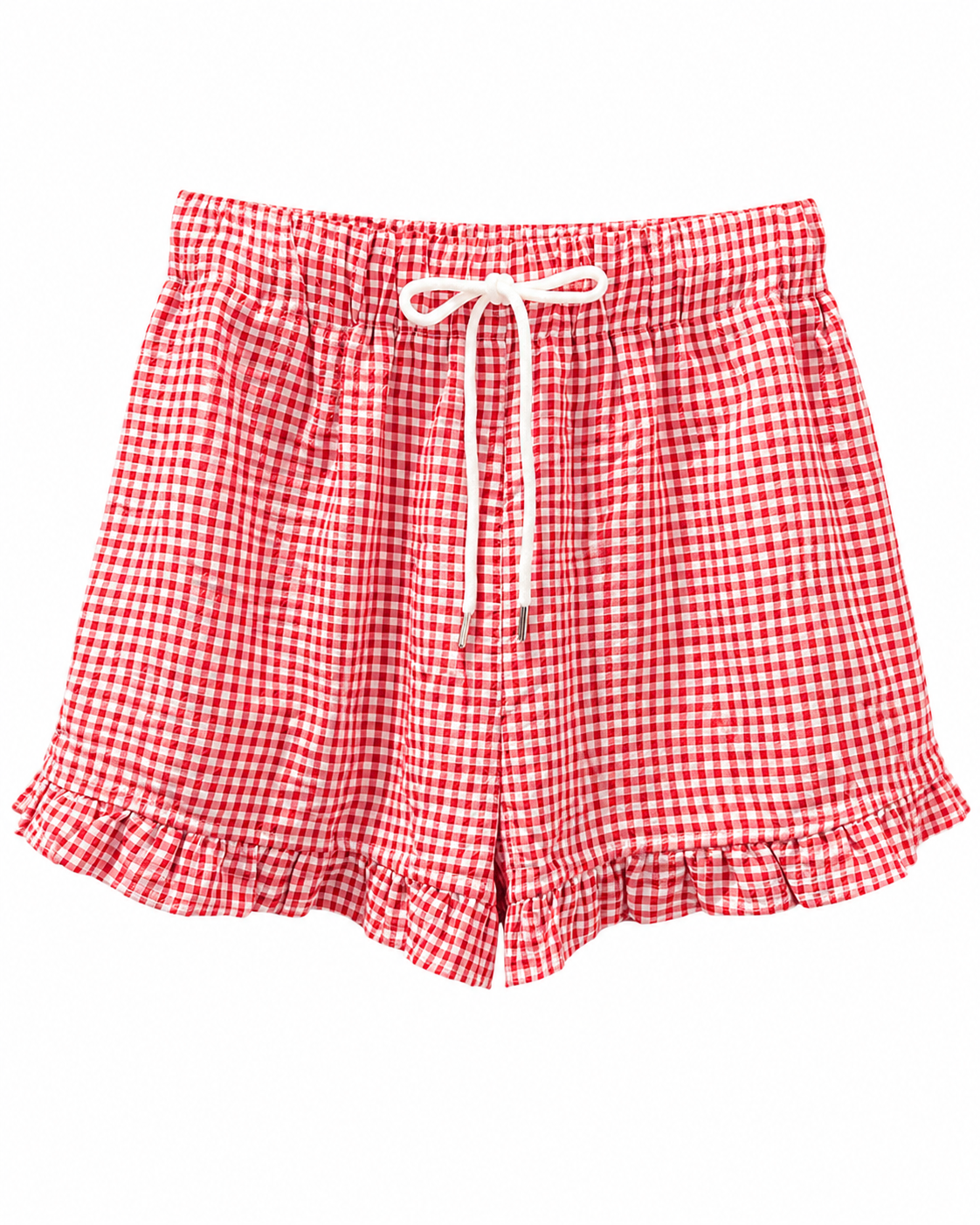 Gingham Days Ruffle Shorts