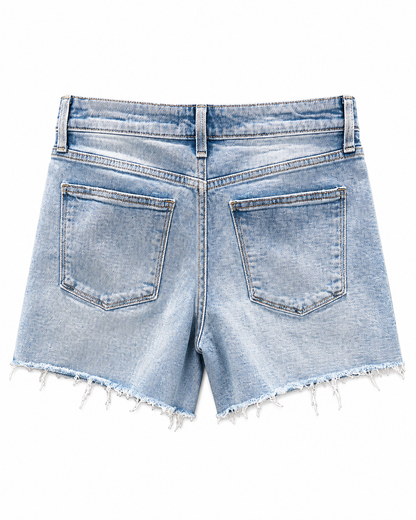 Easy Day High Rise Denim Shorts
