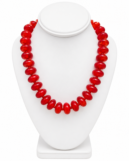Code Red Beaded Necklace