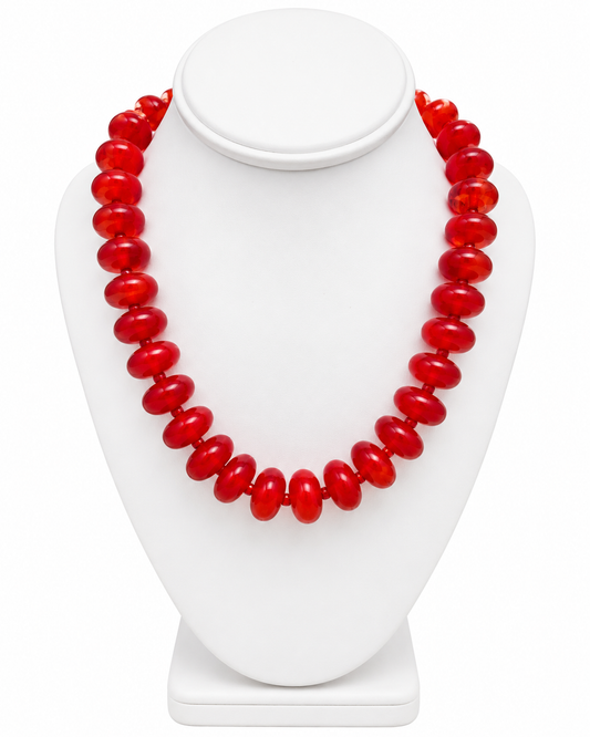 Code Red Beaded Necklace