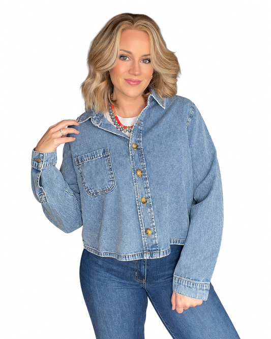 In the Blue Denim Shirt