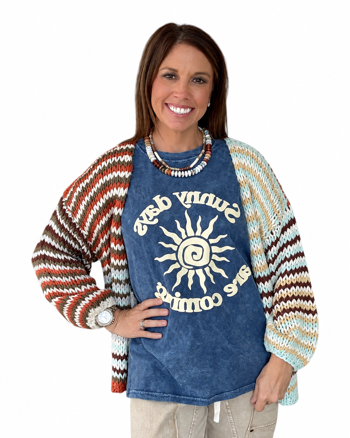 Free Spirit Stripe Cardigan