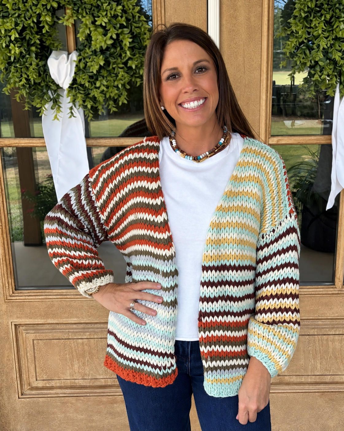 Free Spirit Stripe Cardigan