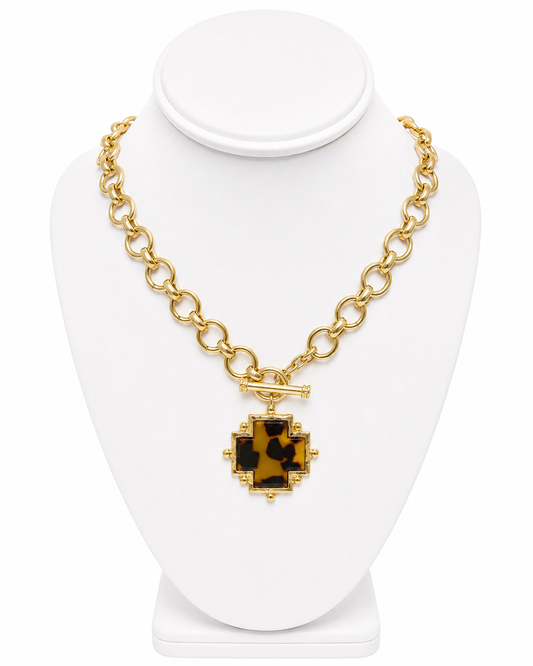 Golden Harbor Pendant Necklace