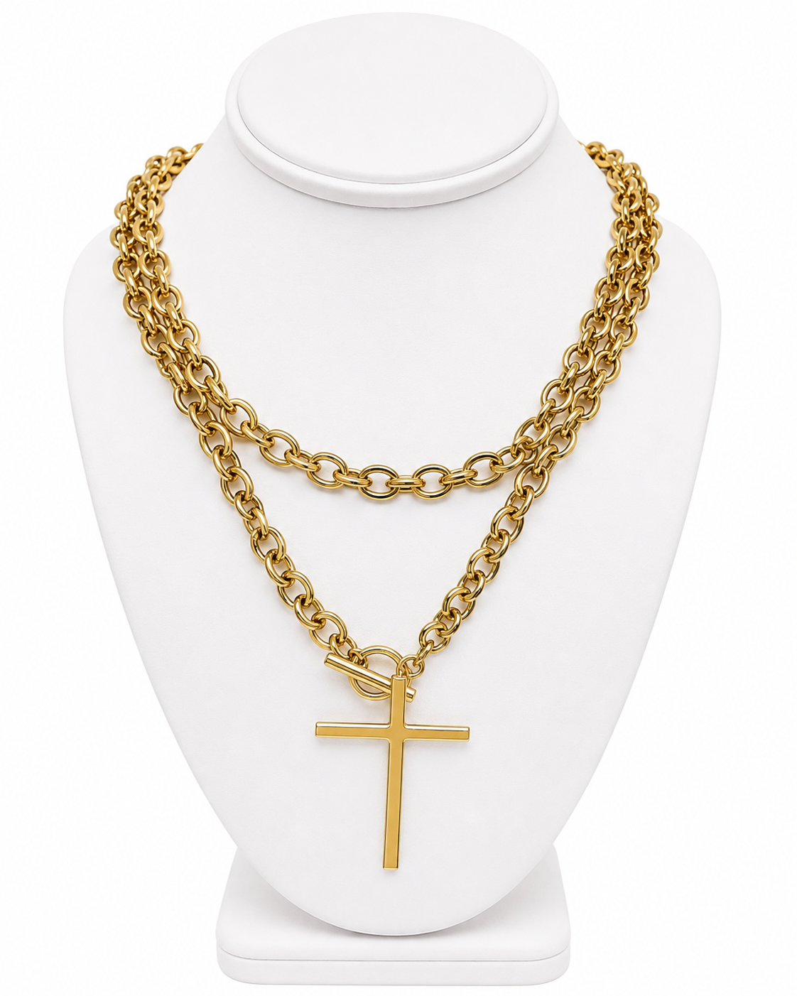 Wrap Around Cross Necklace