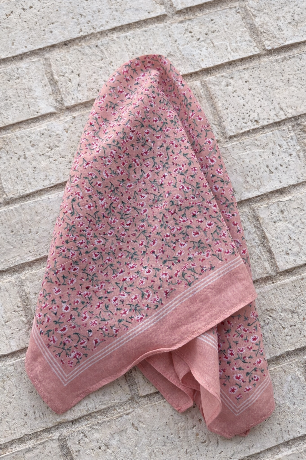 Blush Meadow Square Scarf