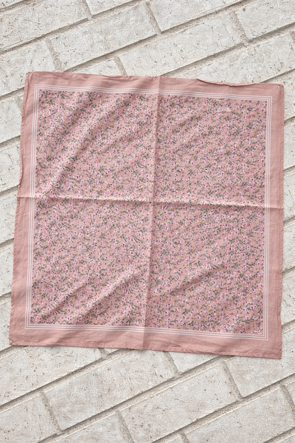 Blush Meadow Square Scarf