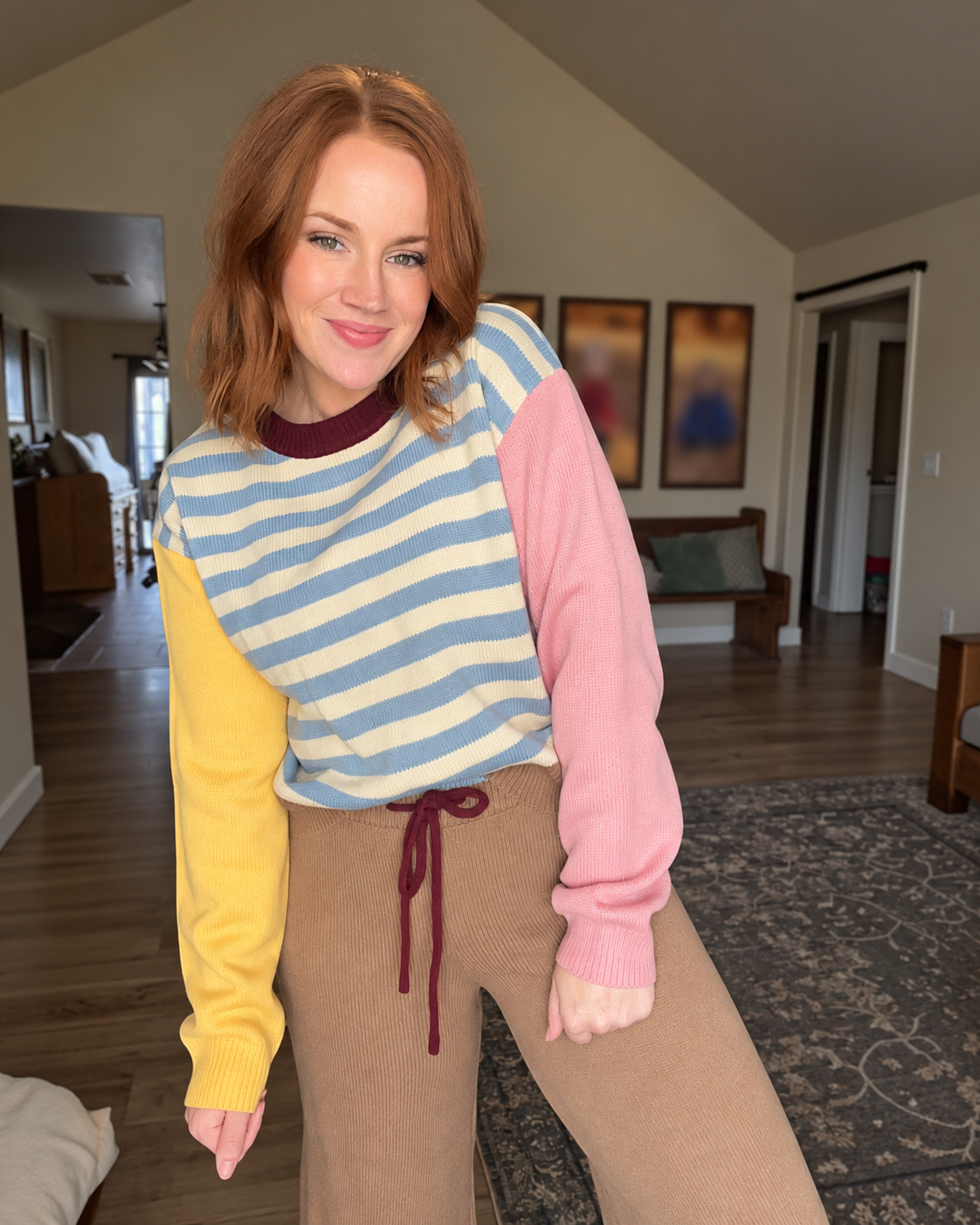 Color Outside the Lines Sweater