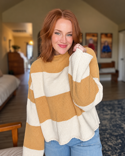 Sunlit Stripe Sweater