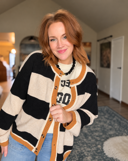 Campbell Stripe Cardigan