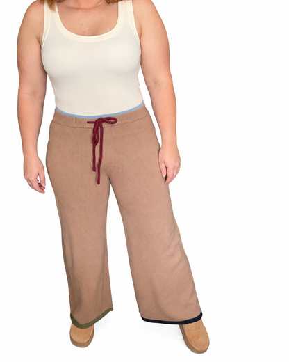 Color Outside the Lines Knit Pants