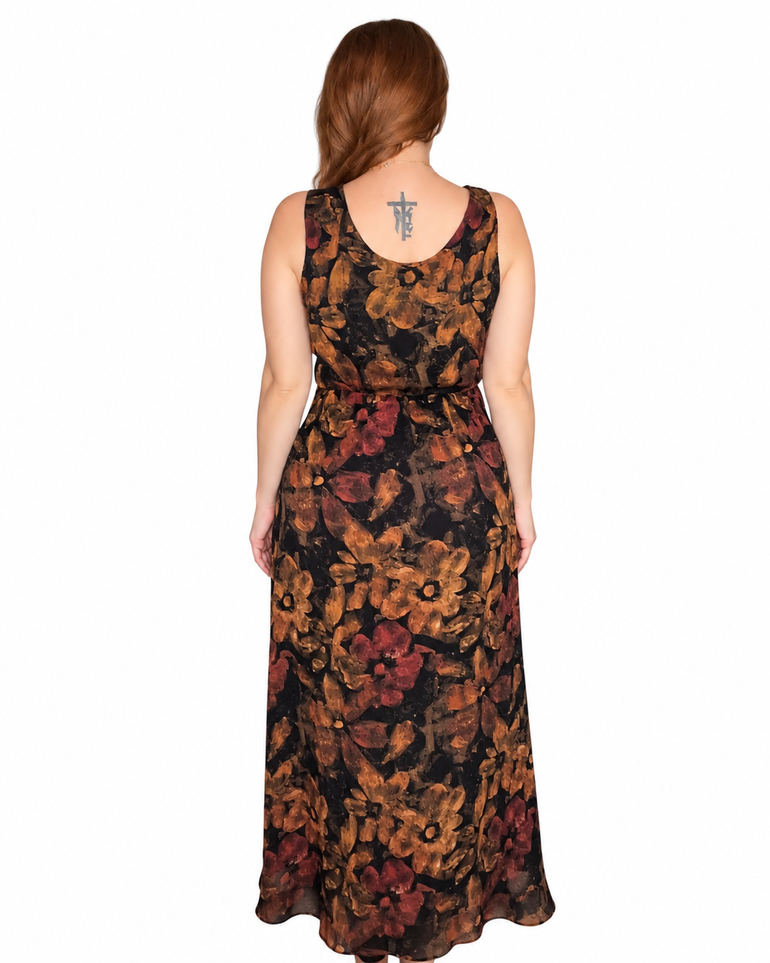 Ember Bloom Midi Dress