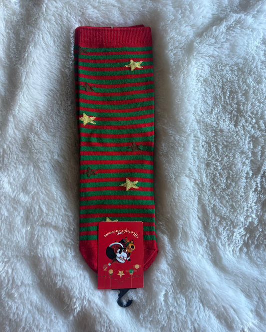 Holly Jolly Socks – Twinkle Stripes
