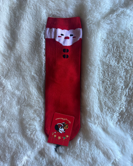Holly Jolly Socks – Snow Day Buddy (Red)