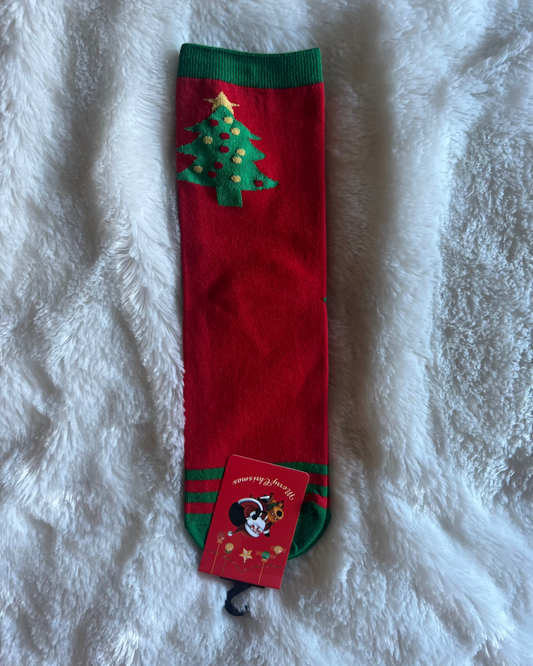 Holly Jolly Socks – Festive Fir