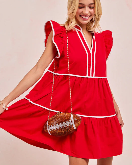 Game Day Ruffle Dress