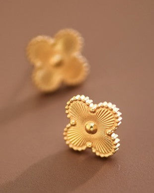 Golden Clover Luxe Studs