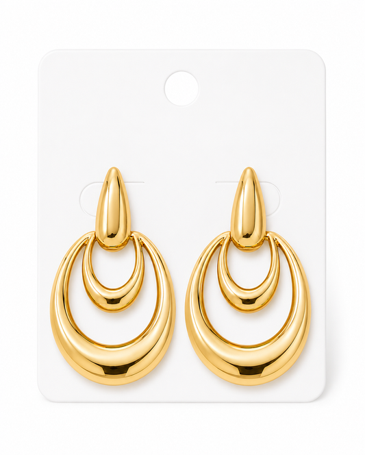 Luna Layer Drop Earrings