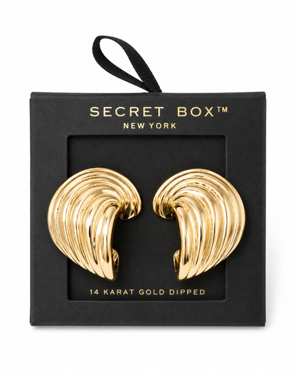 Gilded Wave Earrings