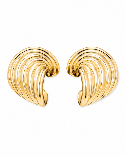Gilded Wave Earrings