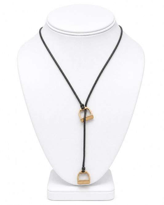 Stirrup Cord Necklace