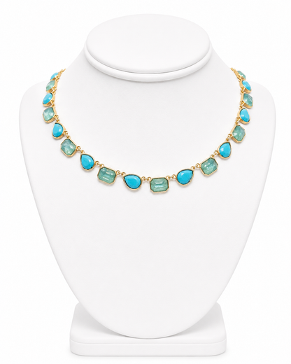 Turquoise Mosaic Necklace