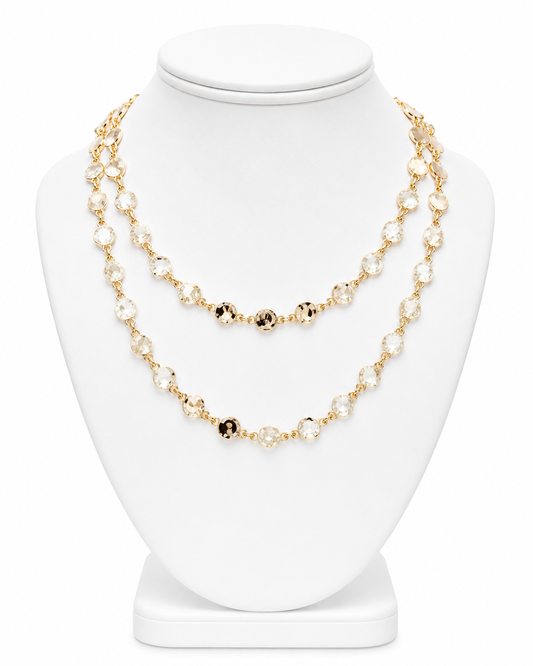 The Luxe Coin Cascade Necklace