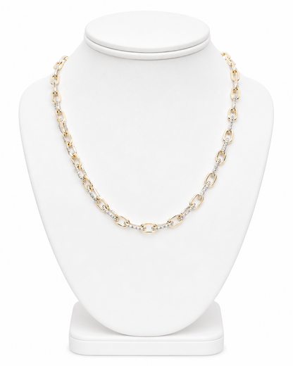 The Montclair Pavé Link Necklace