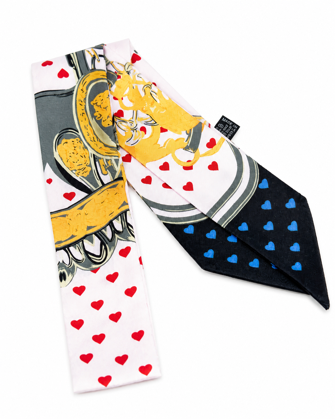 Queen of Hearts Twilly Scarf