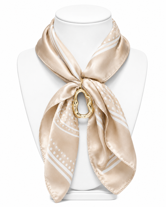 Organic Gold Loop Charm