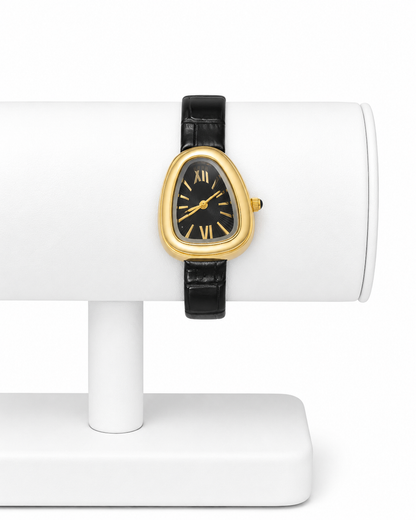 Classic Leather Strap Watch