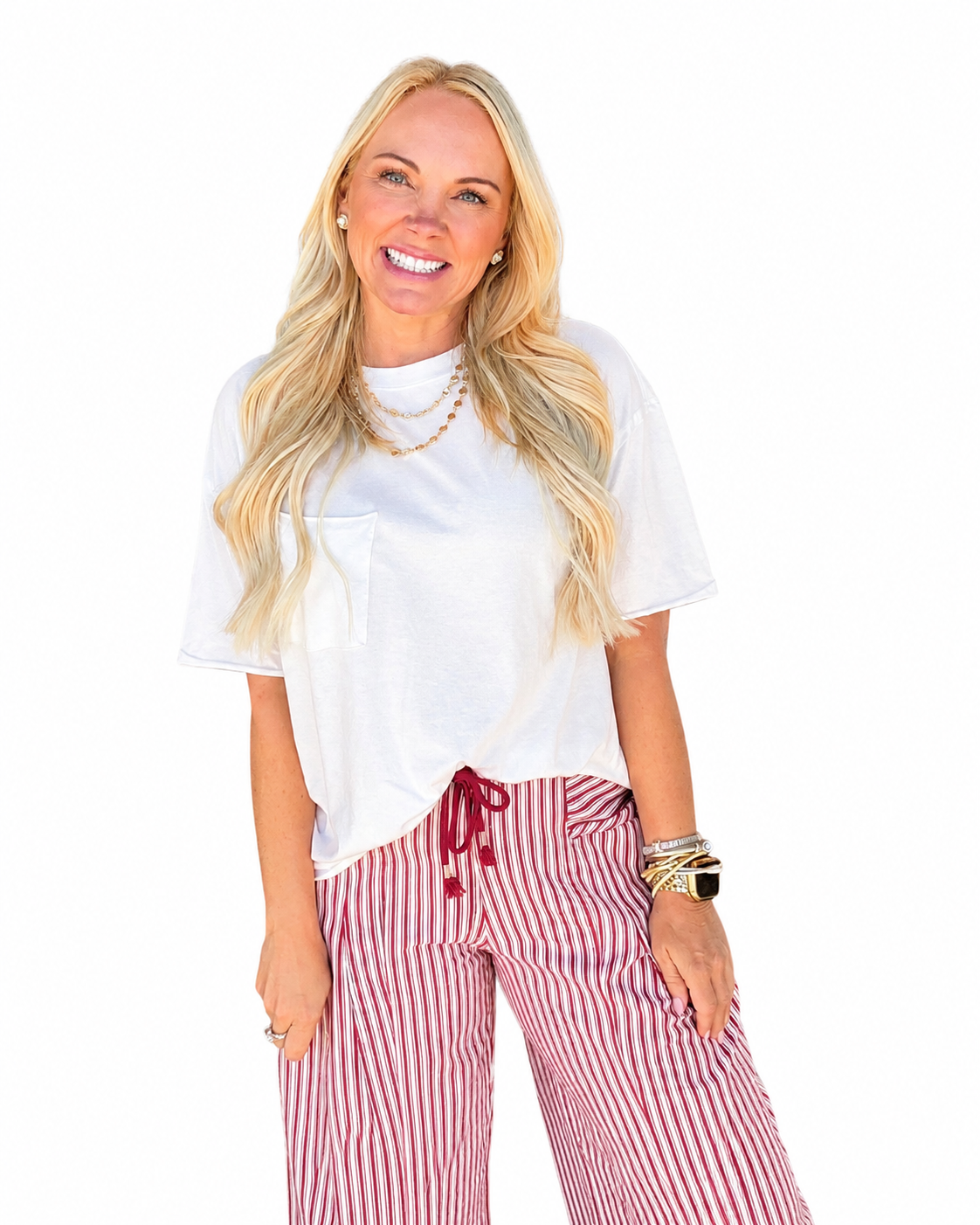 The Perfect Pocket Tee - White