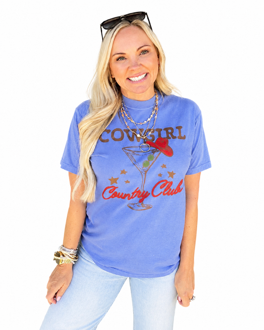 Cowgirl Country Club Tee
