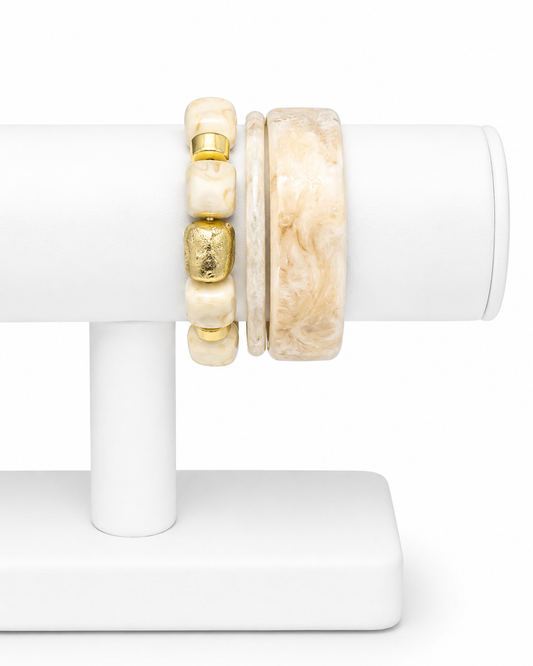 The Marble Muse Bracelet Stack