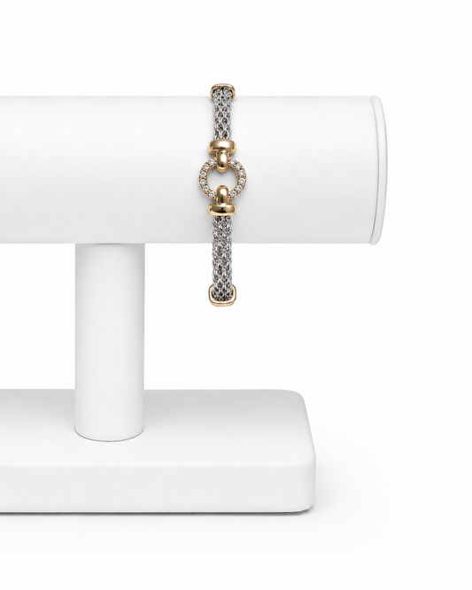 The Pavé Halo Bracelet