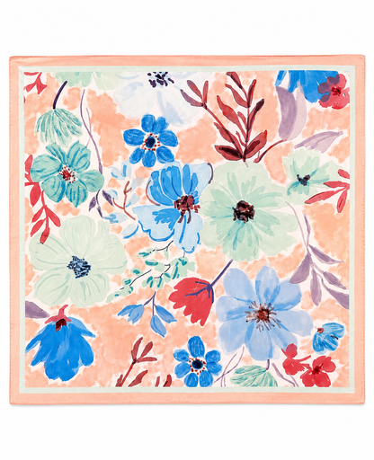 Floral Painting Print Bandana Scarf