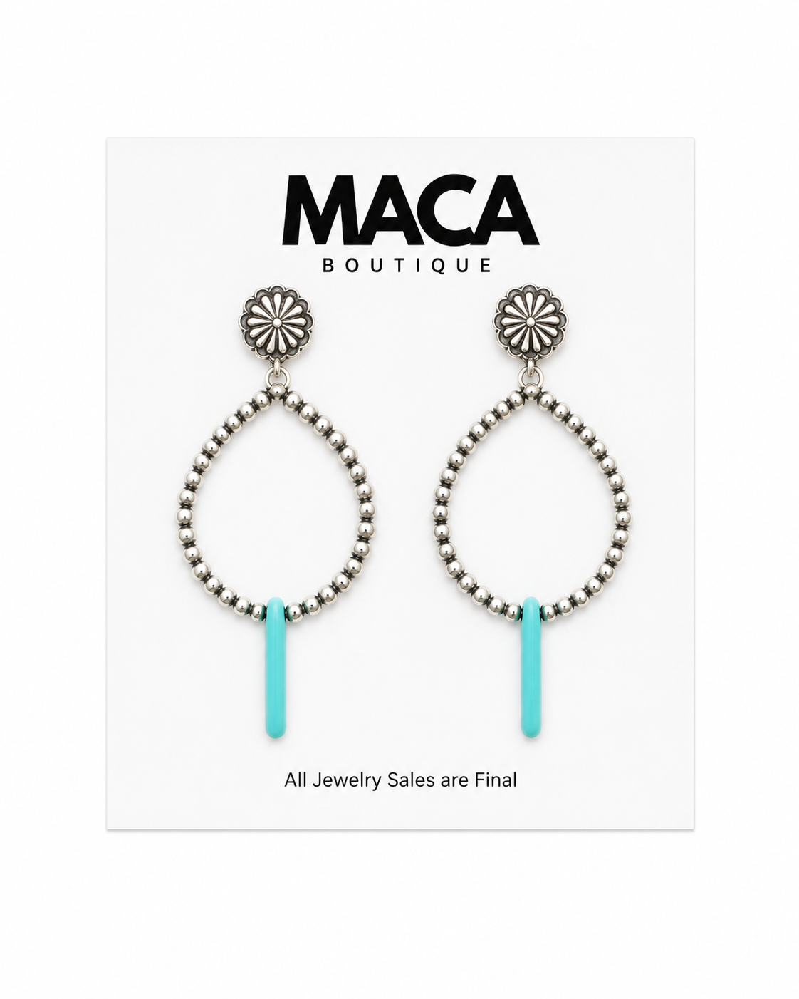 Rodeo Loop Stone Earring