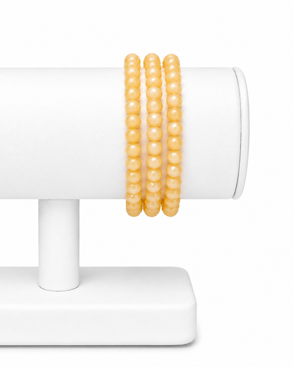 Gardenia Beaded Bracelet Set