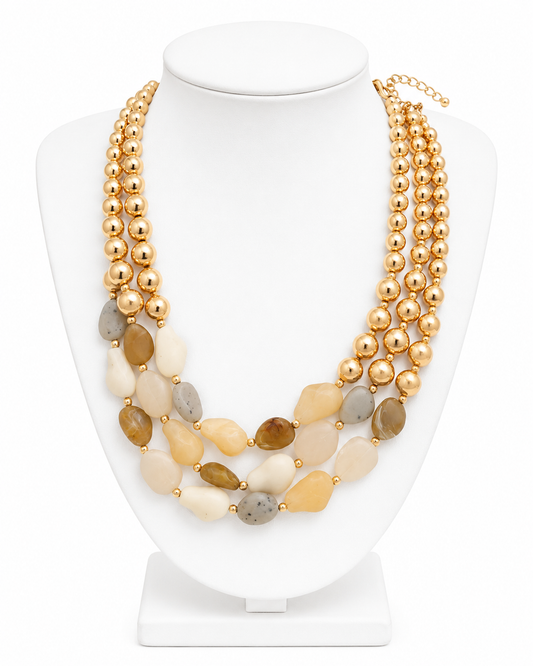 Polished Stone Necklace