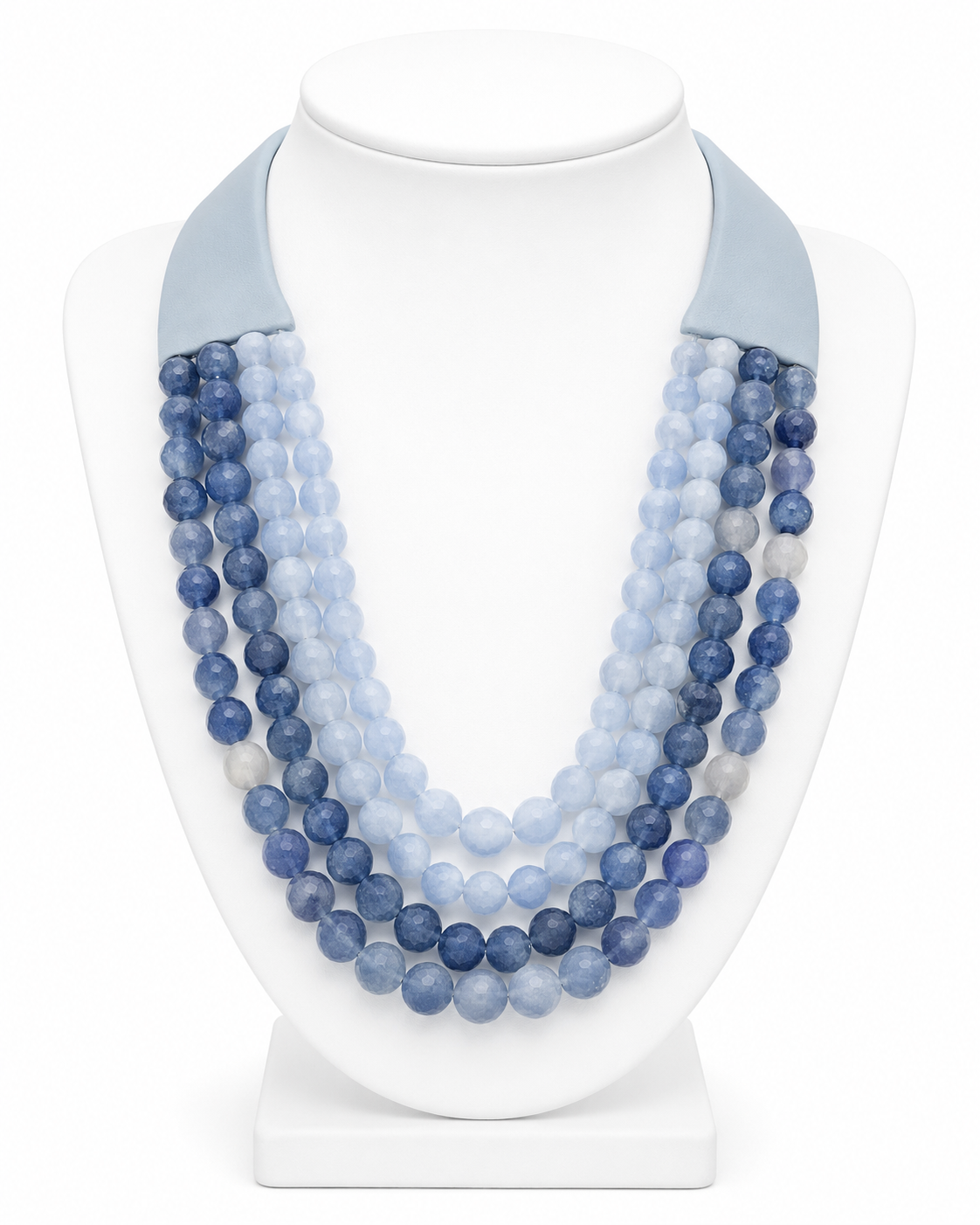 Multi-Layer Colored Bead Necklace